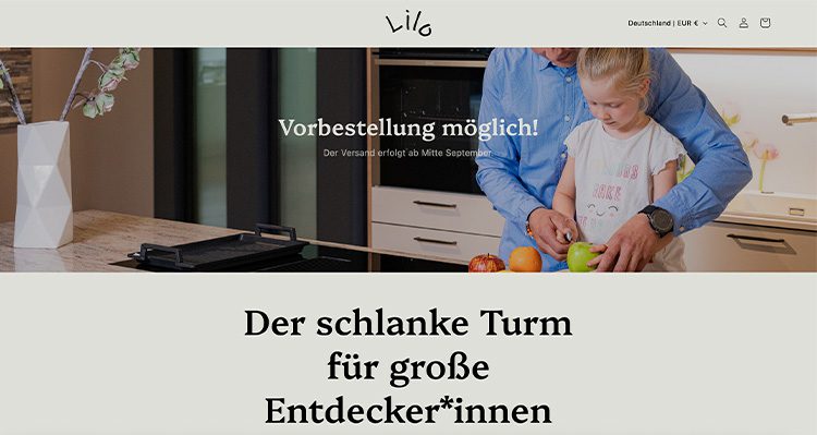 Onlineshop www.lilo-lernturm.com