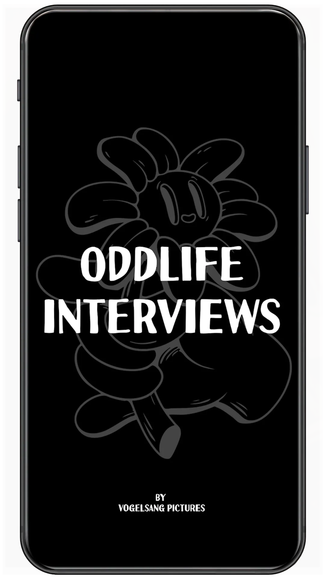 Grafisches Overlay für eine Interview-Serie von Vogelsang Pictures – Strategische Content-Entwicklung und visuelles Storytelling für Marken und Handwerk in Stuttgart.